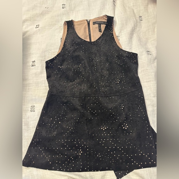 BCBGMaxAzria Tops - BCBG suede tank top